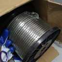 1/4" Stainless Steel Cable,7x19 Strand Aircraft Wire Rope,Cable for Heavy Duty Applications,Outdoor Pulley Cables,Deck Railing with Gloves,Breaking Strength 6400 Ibs,150FT