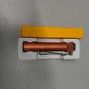 VTIGER T1A Mini Pocket EDC Flashlight with Clip,1300 Lumen Compact AA Rechargeable LED Little Flashlights, Super Bright Tail Switch Small Flash Light with Magnet for Camping,Hiking,Outdoor,Emergency (Orange)