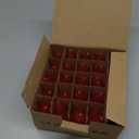 C9 Led Replacement Christmas Light Bulbs, 25-Pack C9 Shatterproof Led Bulbs with E17 Candelabra Base for Christmas String Lights, Waterproof & Dimmable Christmas Village Bulbs - Red