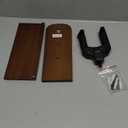 Onmiwod Guitar Wall Mount, Auto Lock Guitar Hanger, Wood Guitar Wall Hangers Shelf with Pick Holder, Guitar Holder Wall Mount for Acoustic, Electric Guitar, Ukulele, Bass, Mandolin Gift