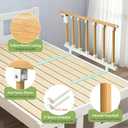 Bed Rails for Elderly Adults Safety – Bed Assist Rail & Side Support Handle for Seniors, Under Mattress Bar for Fall Prevention, Foldable Medical Support Device (37×18 in), 37.8"W x 20.5"H