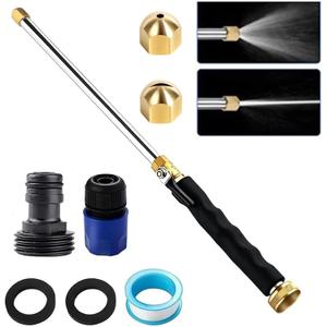 High Pressure Washer Hose Nozzle, Jet Nozzle Power Washer for Garden Hose, 2026 Upgraded Power Washer Tools with 2 Different Nozzles and Hose Quick Connectors