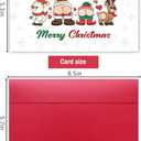 2 x Funny Naughty Butt Christmas Card for Him Her, Hilarious Holiday Greeting for Husband Wife Boyfriend Girlfriend, Unique Xmas Humor Card Gift for Men Women