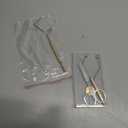 GREATFISHING 5pc Fly Tying Tools Combo Kit - Stainless Steel Whip Finisher, Bodkin, Bobbin, Disc Bobbin, Includes Scissors
