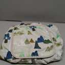 Baby Car Seat Cover, Car Carseat Canopy Boys, Minky Cozy & Warm Cover, Infant Carrier Cover with Peep Windows, Soft & Breathable, Adventure Mountain Nursery Theme