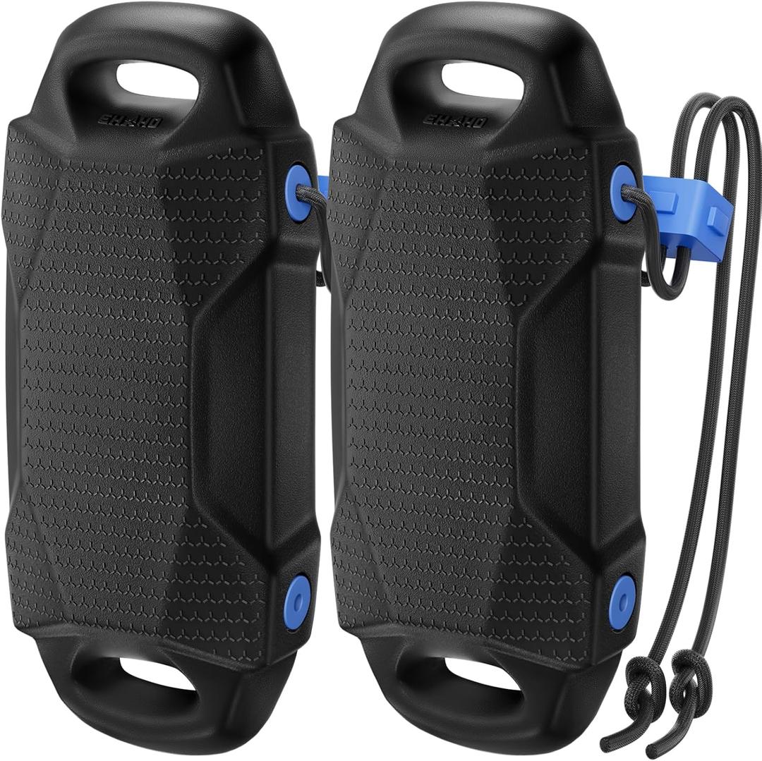 Ehaho Boat Fenders, Boat Bumpers for Docking, EVA Pontoon Bumpers with Integrated Locking Rope, Fit for Bass, Ski, Bowriders and Fishing Boats