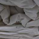 Serta Goose Feather Down Fiber Cotton Comforter Queen Size - 100% Cotton Duvet Insert - Hotel Luxury Hypoallergenic Bedding Comforter All Season Medium Warmth 90 x 90 Inch White