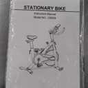 Exercise Bike, Magnetic Resistance Stationary Bikes for Home with App Compatible, Silent Indoor Cycling Bike with 350lbs Weight Capacity Comfortable Seat, Digital Monitor & Phone Mount (Grey Orange)