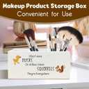 2 x Funny Office Pen Holder for Desk, Dark Humor Office Work Gifts for Women Men Coworkers, I Don't Have Ducks in a Row Humorous Wooden Pen Pencil Holder Organizer for Desk Accessories