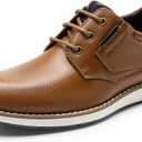 Bruno Marc Boy's Casual Dress Oxford Comfort Uniform Formal Fashion Sneaker Shoes (5 Big Kid, Brown)