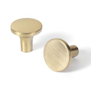 Goo-Ki 6 Pack Champagne Bronze Kitchen Cabinet Knobs  Minimalist Round Design for Cabinets and Dressers 1-1/8 Inches Diameter - Amazon.com
