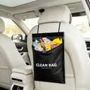 Car Trash Bags Hanging, 50 Pack Leakproof Waterproof Disposable Auto Garbage Bags