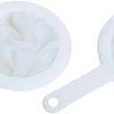 Cabilock 2pcs Fine Mesh Juice Strainer Kitchen Filter for Soy Milk and Fruit Juice Multi-purpose Outdoor Use Mesh Design