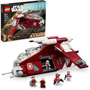 LEGO Star Wars: The Clone Wars Coruscant Guard Gunship - Buildable Star Wars Toy for 9 Year Olds - Gift Idea for Fans - Includes 3 Clone Trooper Minifigures - 75354, Medium