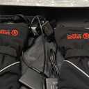 SAVIOR HEAT Heated Gloves for Men Women, Rechargeable Electric Heated Leather Skiing and Snowboarding Gloves (Small, Black)