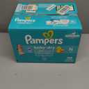 Pampers Diapers - Baby Dry - Size 0, 104 Count, Absorbent Disposable Newborn Diaper