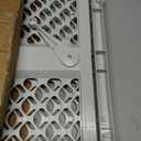 MYPET Universal Pet Gate: 26 - 42 Wide Dog Gate for Doorways with Pressure Fit or Swinging Door Hardware Mounting Types Included: 26" Tall; Gray