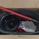 O-Cedar EasyWring Microfiber Spin Mop, Bucket Floor Cleaning System, Red, Gray, Standard
