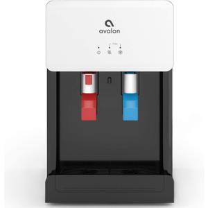 Avalon B8WHT Countertop Bottleless Water Cooler Dispenser - 2 Stage Water Filters and Installation Kit Included, NSF Certified, UL Listed, White