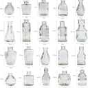 40 Pcs Bud Vase Set, Vases for Centerpieces, Cute Glass Bud Vases in Bulk, Small Vases for Flowers, Clear Vase Set for Wedding Decorations, Home Table Flower Decor