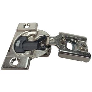 Blum 38N355BE08x50 Compact Soft-Close 1/2'' Overlay Blumotion Hinge, Nickel Finish (Pack of 50, Without Screws)
