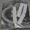 21.65 Inch Halloween Tombstones 3D Changing Face Black Hands Yard Signs, 5 Set Lighted Halloween Tombstones Decorations Outdoor with 13 Colors for Grave Lawn Haunted Decor (Creepy Style)