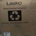 Lasko Cyclone Pedestal Fan, Adjustable Height, Remote Control, Timer, 3 Speeds, for Bedroom, Kitchen, Office and Living Room, 18", White, 1885, Large