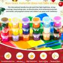 Christmas Paint by Numbers for Adult, Snowman Paint by Numbers Kit for Adults Beginners, DIY Christmas Acrylic Painting on Canvas for Home Wall Art Decor(16x20inch)