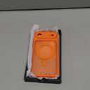 CANSHN Magnetic Compatible with iPhone Air Case(6.5 Inch), Upgraded [Full Camera Protection] [Compatible with Magsafe] [Translucent Matte] Shockproof Phone Cover for iPhone 17 Air Case,Orange