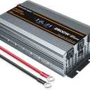 2500W Power Inverter. 12V DC to 110V/120V AC Converter 5000W (Peak) with LCD Display, 3 AC outlets, 2 USB, 2500w Inverter for Camping RV Travel Outdoor Truck Off-Grid Solar inverters