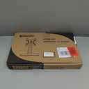 Universal Swivel TV /Table Top TV Stand for 19 to 43 inch TVs with 90 Degree Swivel, 4 Level Height Adjustable, Heavy Duty Tempered Glass Base, Holds up to 99LBS HT02B-001