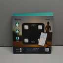 iHome Digital Bluetooth Smart Scale for Body Weight, Weight Scale, Including BMI, Body Fat, Muscle Mass, Batteries Included (Black Smart Bluetooth)