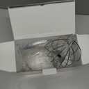 Wiselet Stainless Steel Accessories for KitchenAid 4.5-5 Qt Tilt Head Stand Mixer, Includes 6 Wire Whisk, Flat Beater, Dough Hook for KitchenAid, Dishwasher Safe and Heavy Duty, Fits for KSM45, KSM150