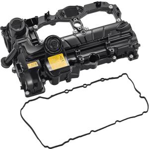 BDFHYK 264-517 Engine Valve Cover Kit with Gasket Compatible with BMW X1 2012-2015, X3 2013-2017, X4 2015-2018, X5 2016-2018, 320i 2013-2018, Replace 11127588412