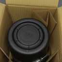 Oggi Insulated Ice Bucket, 4 Quart / 3.8 L, Stainless Steel, Black.