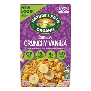 Nature's Path, Organic Gluten-Free Crunchy Vanilla Cereal, 10.6 Oz (EXP 04/10/27)