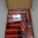 Raycare Flameless Candle with Remote Timer  9 Flickering Acrylic Battery Operated LED Pillar Candles with Embedded Star String for Halloween, Home Decor, and as a Gift (Orange)