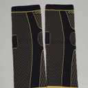 SKDK Copper Full Leg Sleeves Long Compression Leg Sleeve Knee Sleeves Protect Leg for Knee Pain Relief, Workout and Sports (Medium1 Pair)