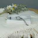 White Soap Dish Tray Marble Soap Holder Trinket Plate for Bathroom Sink Kitchen Countertop Bedroom Vanity Bathroom Accessory Rectangular