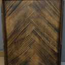 Large Ottoman Wooden Trays, Wood Serving Tray with Handles, Large Ottoman Tray, Wooden Serving Trays for Coffee Tables, Living Rooms and Kitchens, 24 x 16 inch