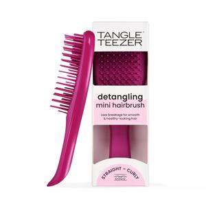 Tangle Teezer Ultimate Detangler Hairbrush, Eliminates Knots & Reduces Breakage, Mini Hair Brush for Travel, Small Hands & All Hair Types, Pink and Orange