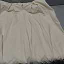 SOLY HUX Women's Zipper Front Wide Leg Jumpsuit Summer Mock Neck Sleeveless Elegant Romper (Large, Plain Apricot)