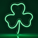 Neon Signs Clover St. Patrick's Day Shamrock Beer Bar Bedroom Art Neon Light LED Neon Lights Sign for Man Cave Home Office Hotel Pub Cafe Room Wall Decor set of 2