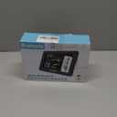 Weather Station Wireless Indoor Outdoor, Digital Thermometer with Remote Sensor, 7.5'' HD VA Display Home Weather Stations, Accurate Temperature Humidity Gauge with Weather Forecast, Atomic Clock (Black)