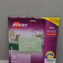 Avery Printable Shipping Labels with Sure Feed, 2" x 4" Customizable Stickers, Matte Clear, 250 Blank Mailing Labels, Great for Mailing, Shipping, and More (8663)