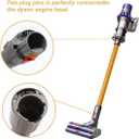 Replacement Wand Tube for Dyson Stick V15 V11 V10 V8 V7 Vacuum Parts, Extension Vacuum Replacement Parts, 28.7 In (Gold)