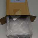 Criusia 6 Pcs Large Size Clear Drawer Organizer Set, Acrylic Non Slip Non Cracking Kitchen Drawer Storage Tray Divider, Multifunctional Storage for Cosmetics, Bathroom, Tools, Kitchen and Office