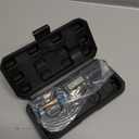 HDLKNAK Digital Micrometer, Outside Micrometer Precision Measuring Tool, 0-1"/0-25 mm, Inch/Metric 0.00005"/0.001 mm, Machinist Thickness Gauge Tool, Large LCD Display (Blue)