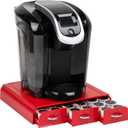 Mind Reader Anchor Collection Coffee Pod Holder, 36 Capacity, Red 2
