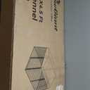 PawGiant Dog Kennel Outdoor, Dog House with Roof Waterproof Cover for Medium to Small Dog Outside 4ft x 4ft x 4.5ft, Pet Enclosures Crate Cage Playpen Run Indoor